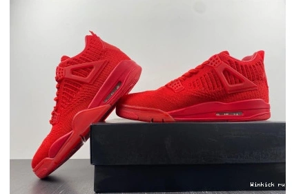 Jordan 4 Red Flyknit Retro 1009